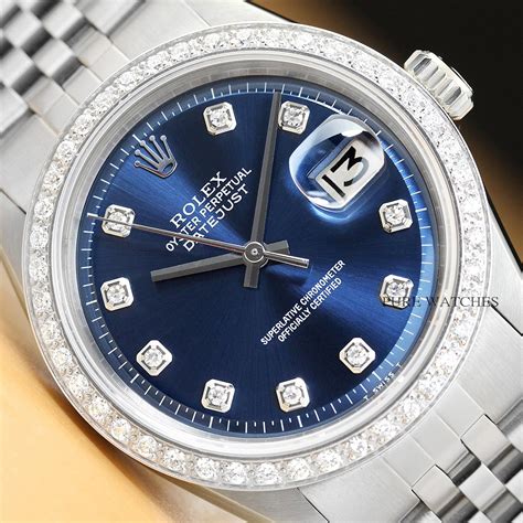 rolex datejust diamant occasion|rolex datejust diamond bezel price.